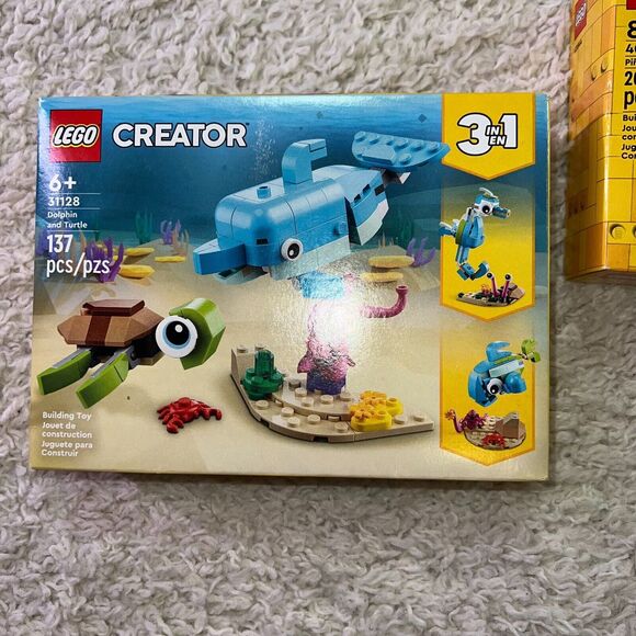 NEW Lego sets pinata and dolphin and turtle 3 in 1 brand new in box - Picture 2 of 5